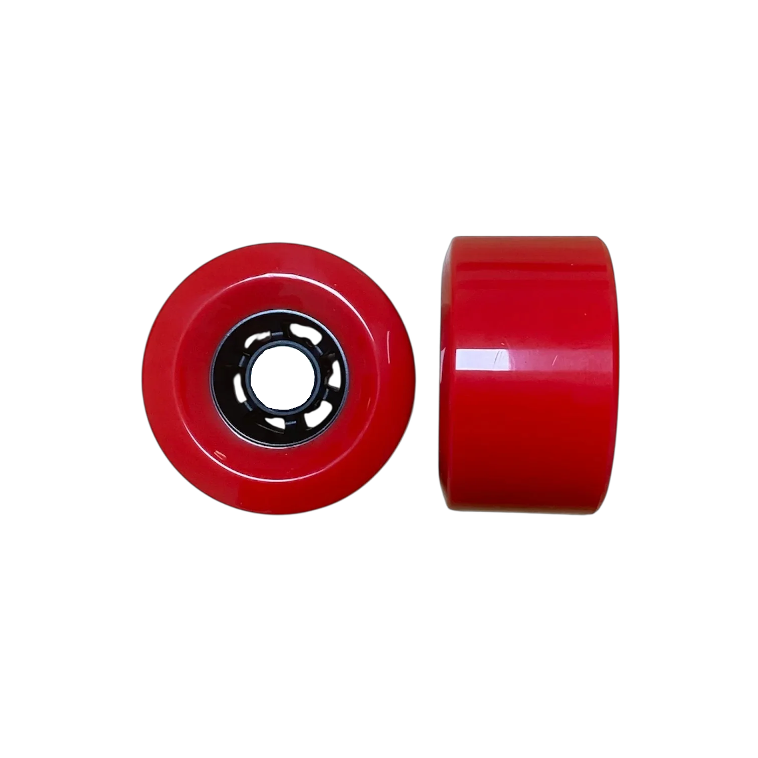Roue street 90mm rouge kit inclus